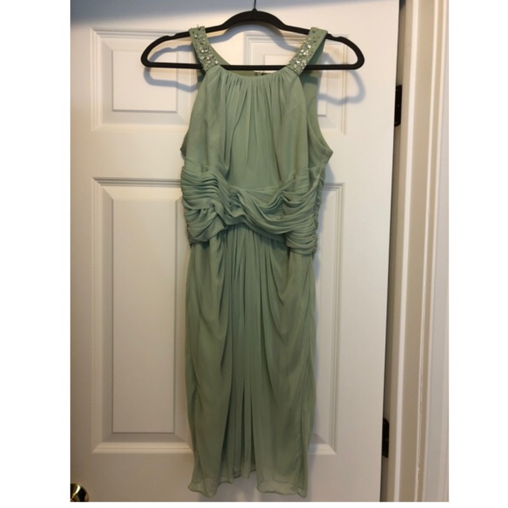 Seafoam bridesmaid dress